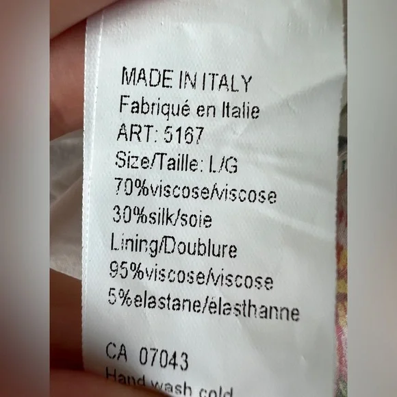 Elena Baldi White Floral Silk Bridal Dainty Ethereal Romantic Sleeveless Top - Picture 8 of 11